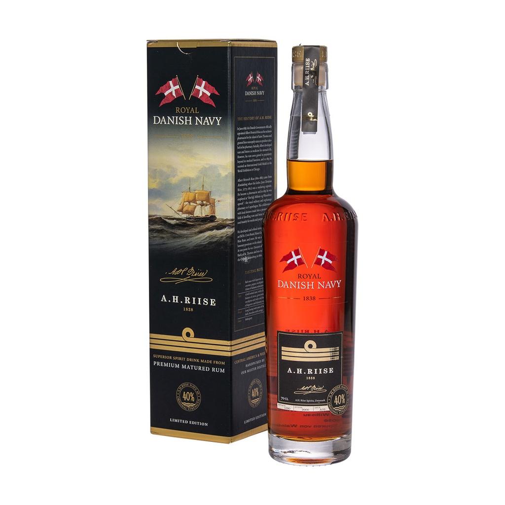 A.H. Riise Royal Danish Navy Strength Rum Spirit Drink 70cl
