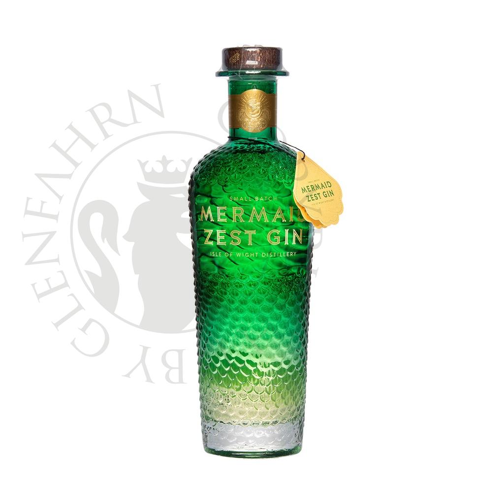 Mermaid Zest Gin Isle of Wight Small Batch Gin 70cl