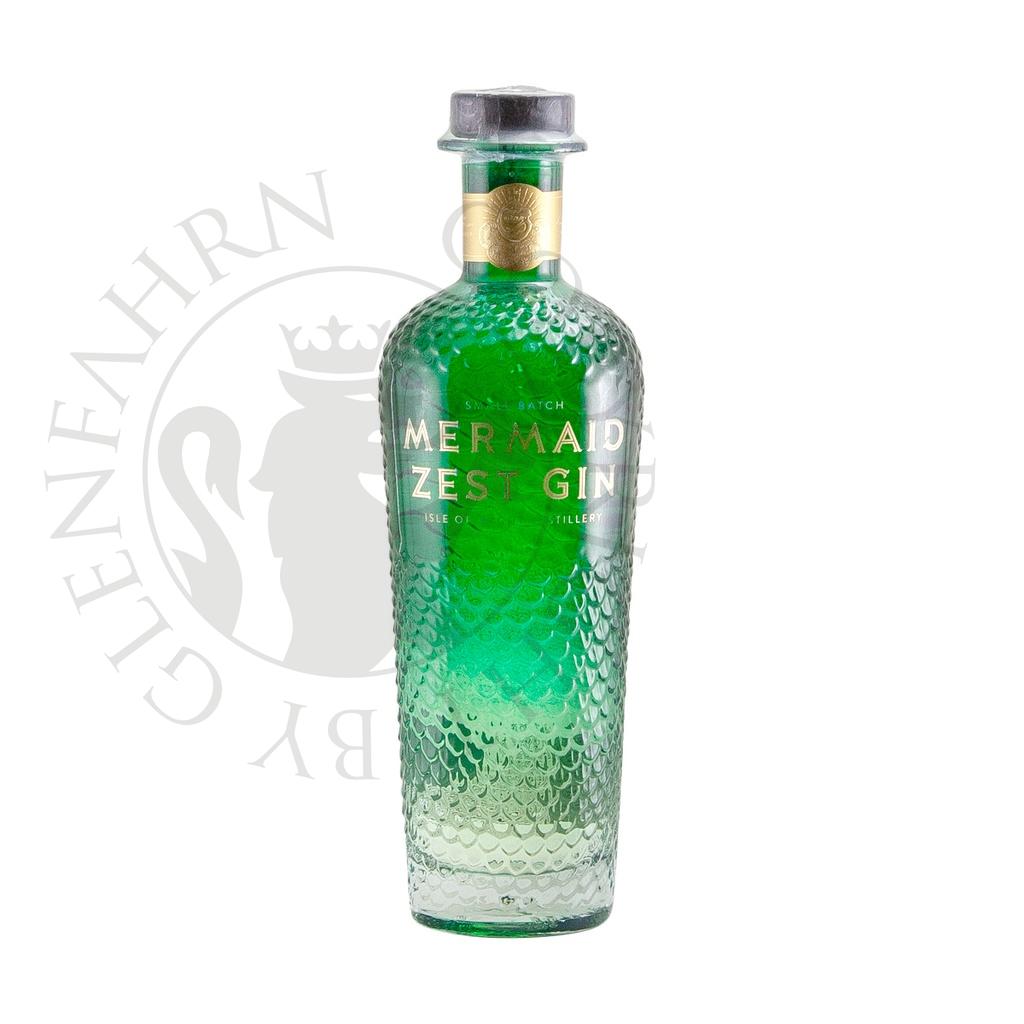 Mermaid Zest Gin Isle of Wight Small Batch Gin Liter 100cl