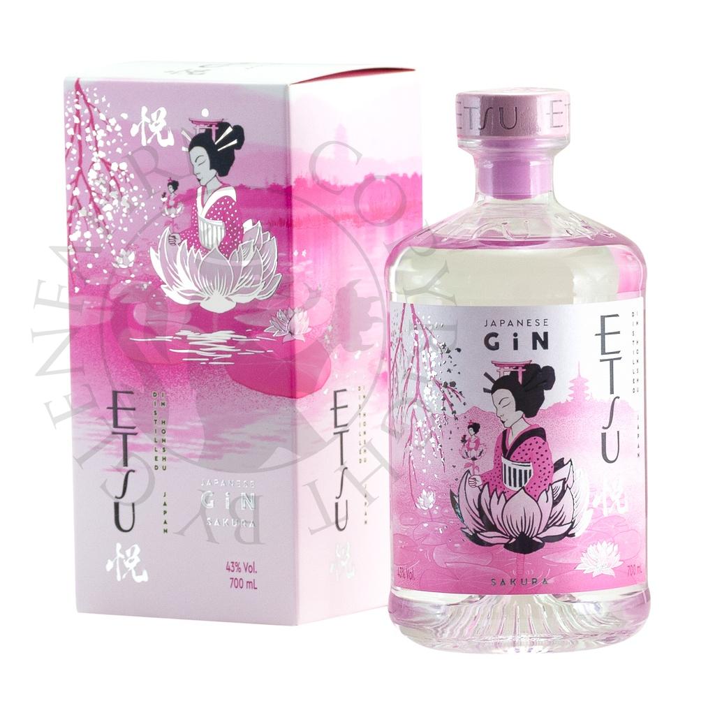 Etsu Sakura Japanese Gin 70cl