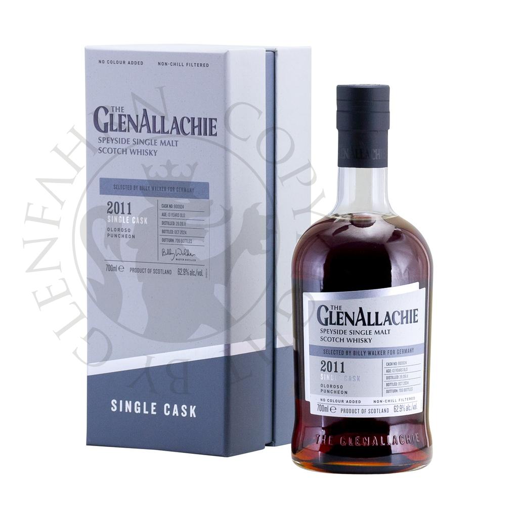 GlenAllachie 2011 13y Cask#800924 Oloroso Puncheon Single Malt Scotch Whisky 70cl