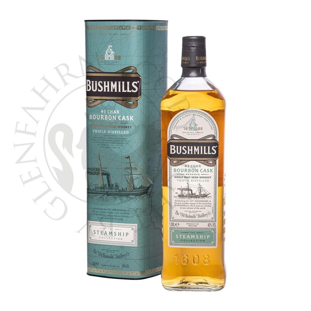 Bushmills #3 Char Bourbon Cask Reserve The Steamship Collection Single Malt Irish Whiskey 100cl