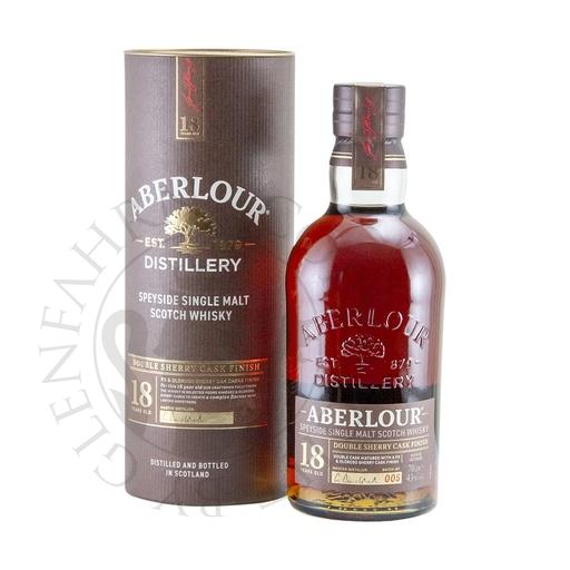 [G-abl017] Aberlour 18y Double Sherry Cask Finish Speyside Single Malt Scotch Whisky 70cl