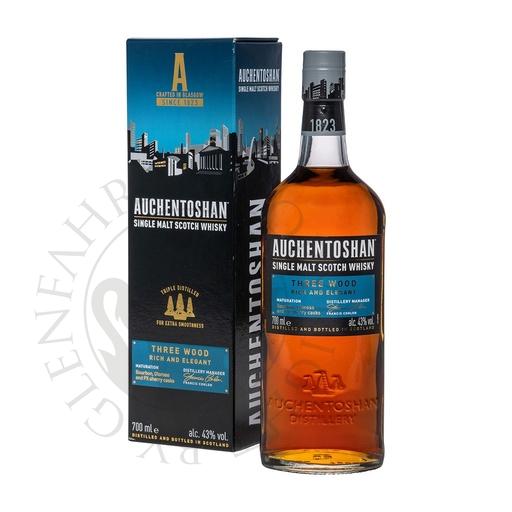 [G-ats002] Auchentoshan Three Wood Lowland Single Malt Scotch Whisky 70cl