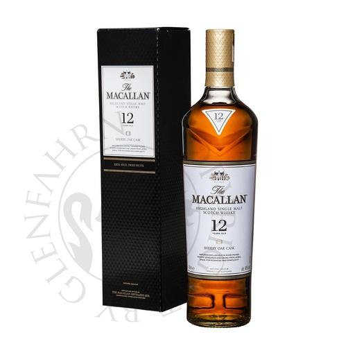 [G-mac012] Macallan 12y Sherry Oak Cask Single Malt Scotch Whisky 70cl