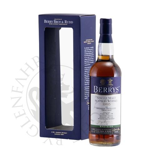 [G-bbr004-R] Speyside 1995 17y Cask#15 Berry Bros. & Rudd 70cl