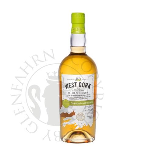 [G-wec021] West Cork Calvados Cask Finished Small Batch Single Malt Irish Whiskey 70cl