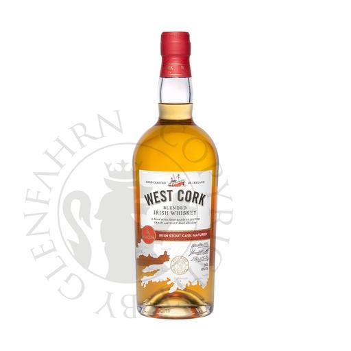 [G-wec017] West Cork Irish Stout Cask Matured Blended Irish Whiskey 70cl