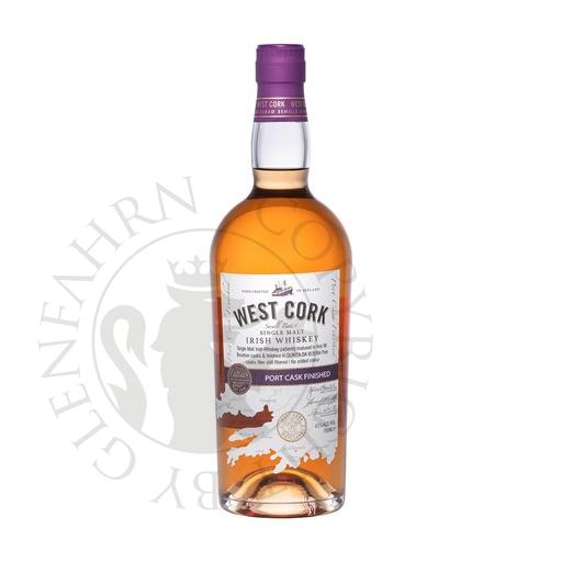 [G-wec019] West Cork Port Cask Finished Small Batch Single Malt Irish Whiskey 70cl