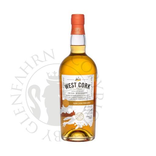 [G-wec023] West Cork Rum Cask Finished Small Batch Single Malt Irish Whiskey 70cl