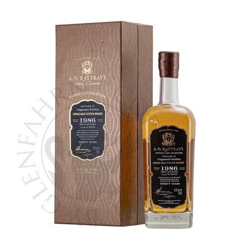 [G-adr006] Cragganmore 1986 30y Bourbon Cask#1492 A.D. Rattray 70cl