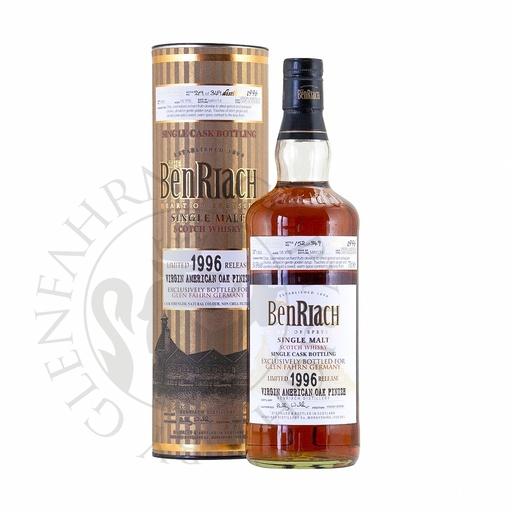 [G-ber057] BenRiach 1996 18y Cask#7969 Virgin American Oak Finish for Glen Fahrn Germany 70cl