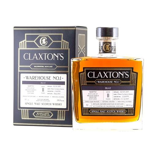 [G-cla088] Bruichladdich Rhinns 2011 9y Cask#C23074 Warehouse No.1 Claxton's 70cl
