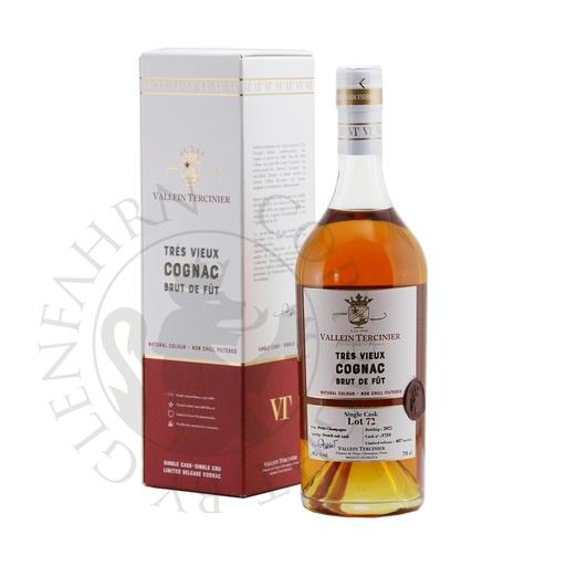 [G-cog391] Vallein-Tercinier Lot 72 Cask#F253 Brut de Fut Tres Vieux Cognac Petite Champagne 70cl