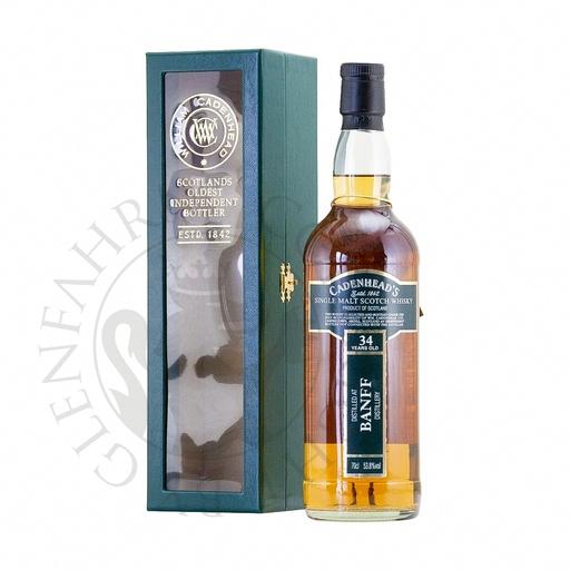 [G-d0074-R] Banff 1976 34y Bourbon HH Cadenhead's 70cl