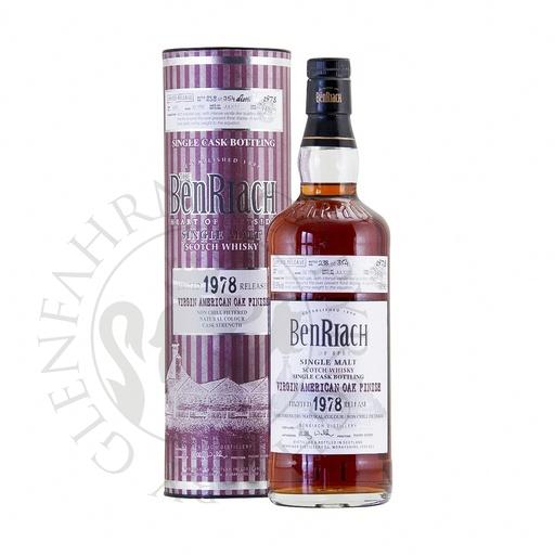 [G-d0829-R] BenRiach 1978 32y Cask#4387 Virgin American Oak Finish 70cl