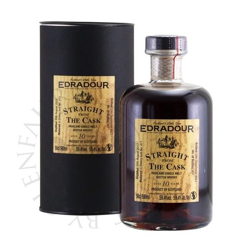 [G-edr1000] Edradour 2012 10y Sherry Butt#411 Straight from the Cask 50cl