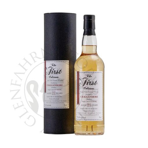 [G-eds004-001] Cragganmore 1989 21y Cask#001/01 The First Editions Edition Spirits 70cl