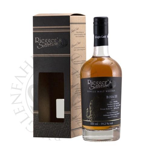 [G-145] Bunnahabhain Staoisha B:HA III 2014 9y Rum Cask#90377 Riegger's Selection Single Malt Whisky 70c