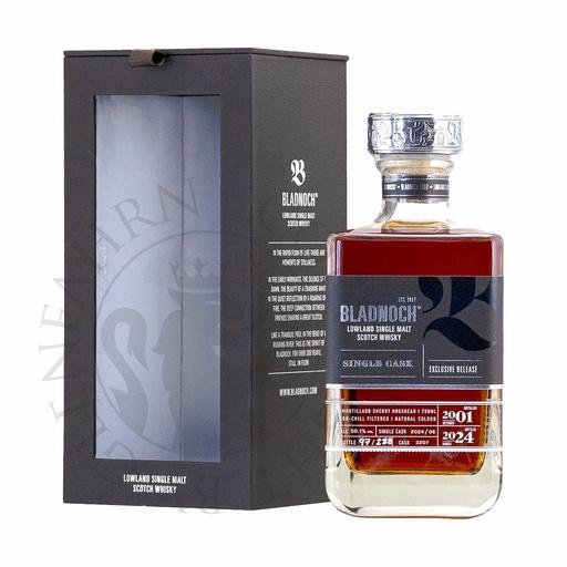 [G-182] Bladnoch 2001 22y Amontilado Sherry Hogshead#3207 Lowland Single Malt Scotch Whisky 70cl