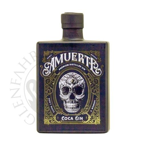 [G-gin396] Amuerte Coca Leaf Gin Black 70cl