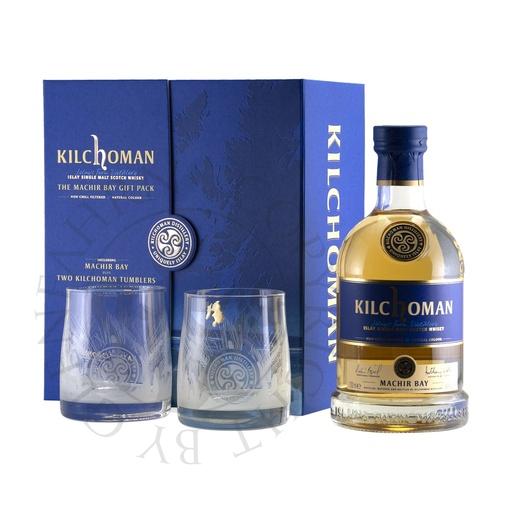 [G-kio021] Kilchoman Machir Bay Geschenkpackung mit 2 Gläsern 70cl