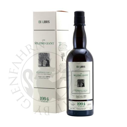 [G-kna008] Knappogue Castle 1994 27y The Selfish Giant Ex Libris Single Malt Irish Whiskey 70cl