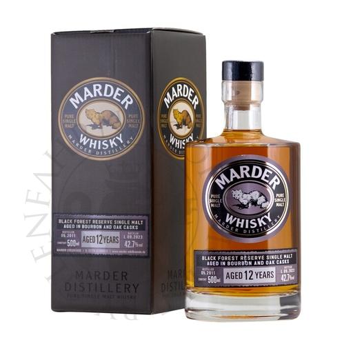 [G-mdr011] Marder 12y Black Forest Pure Single Malt Whisky 50cl
