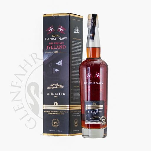 [G-rum884] A.H. Riise Fregatten Jylland Danish Navy Rum Spirit Drink 70cl