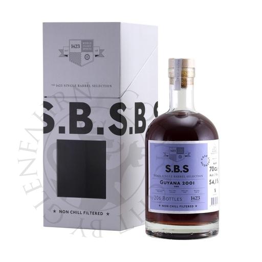 [G-sbs030-R] Guyana 2001 21y S.B.S Rum 1423 70cl