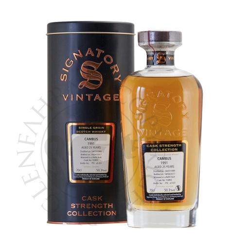 [G-sig077] Cambus 1991 25y Cask#55893 Cask Strength Collection Signatory 70cl