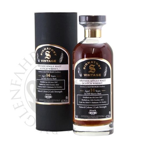 [G-sig168] Glenburgie 2007 14y Sherry Butt#900079 bot. for Kirsch Signatory 70cl