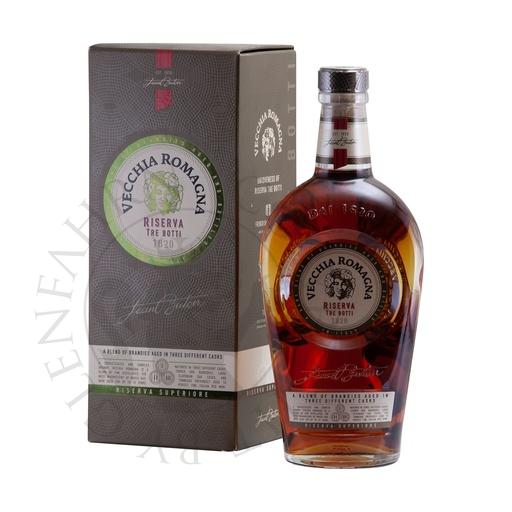 [G-208] Vecchia Romagna Riserva Tre Botti Brandy 70cl