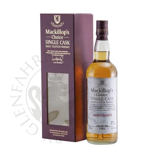 [G-d0871] Highland Park 1981 Mackillop's Choice Cask#6085 70cl