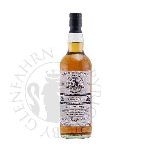 [G-dct459] Dalmunach 2016 4y Casks#10828217,10828227 Sherry Octave Small Batch Duncan Taylor 70cl