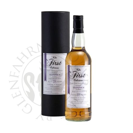 [G-eds003-001] Teaninich 1982 28y Cask#004/01 The First Editions Edition Spirits Highland Single Malt Scotch Whisky 70cl