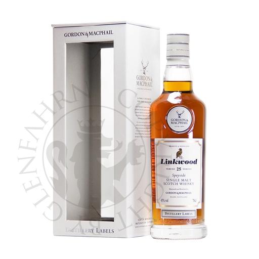 [G-gmp044] Linkwood 25y Distillery Labels Gordon & MacPhail 70cl