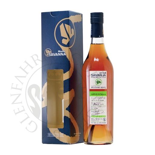 [G-rum694] Savanna 2005 12y Cask#656 Rhum Vieux Agricole Cognac Wood 50cl