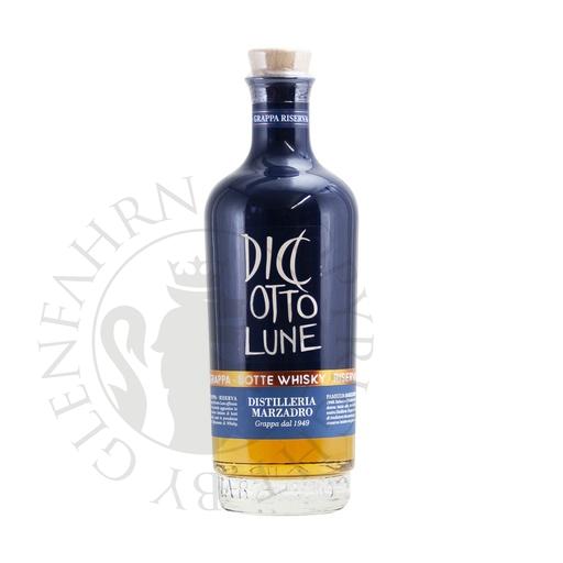 [G-gra904-070] Marzadro Le Diciotto Lune Botte Whisky Grappa Riserva 70cl