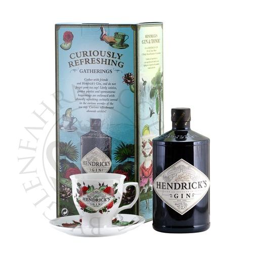 [G-gin129a] Hendrick's Gin Geschenkpackung mit Hendrick's Tee-Tasse 70cl