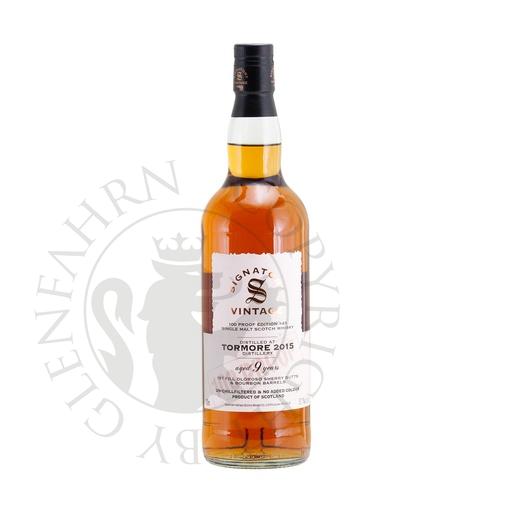 [G-sig187] Tormore 2015 9y 1st Fill Oloroso Sherry Butts & Bourbon Barrels 100 Proof Edition #45 Signatory Vintage Single Malt Scotch Whisky 70cl