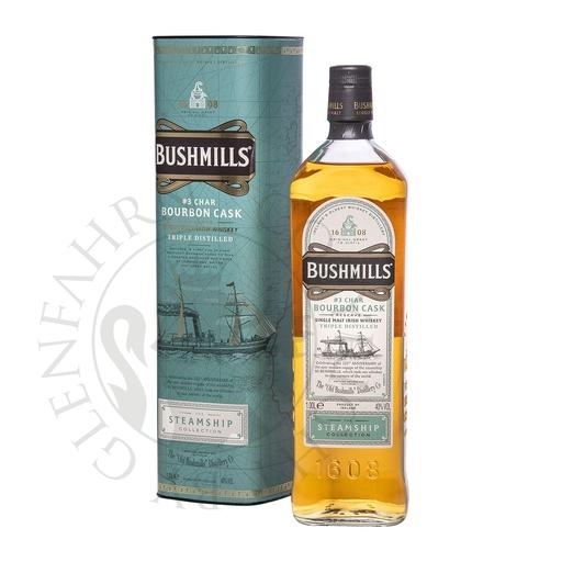 [G-bus008] Bushmills #3 Char Bourbon Cask Reserve The Steamship Collection Single Malt Irish Whiskey 100cl