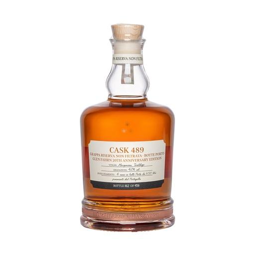 [G-gra906] Marzadro 4 anni Single Cask #489 Non Filtrata Glen Fahrn 20th Anniversary Edition Grappa Riserva 70cl