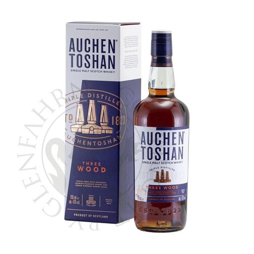 [G-ats002] Auchentoshan Three Wood Lowland Single Malt Scotch Whisky 70cl