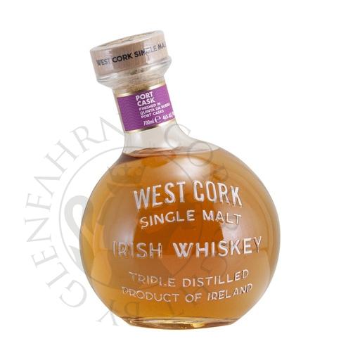 [G-wec032] West Cork Maritime Port Cask Finished Small Batch Single Malt Irish Whiskey 70cl