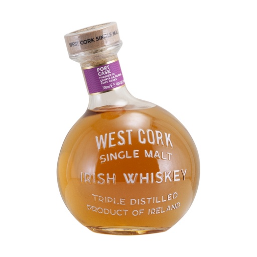 [G-wec032] West Cork Maritime Port Cask Finished Small Batch Single Malt Irish Whiskey 70cl