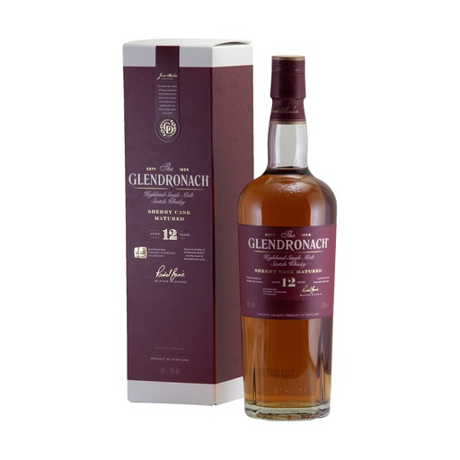 [G-ged003] GlenDronach 12y Original Highland Single Malt Scotch Whisky 70cl